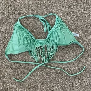 Fringe bikini top